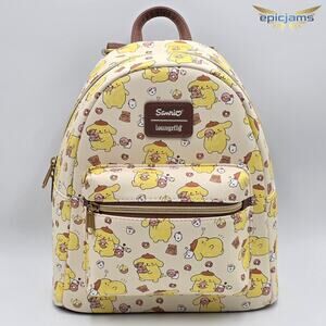 Loungefly Sanrio Hello Kitty and Friends Pompompurin Muffin Snacks Mini Backpack